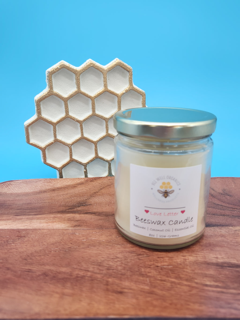 Scented Beeswax Candle
